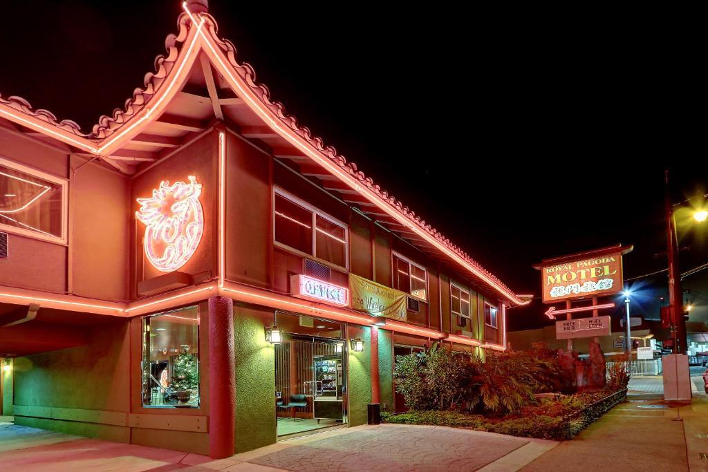 Royal Pagoda Motel Dodger Stadium Los Angeles Exteriör bild